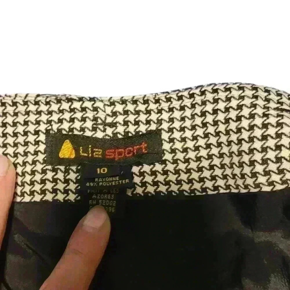 Vintage Liz Sport Checked Skirt - Picture 3 of 3